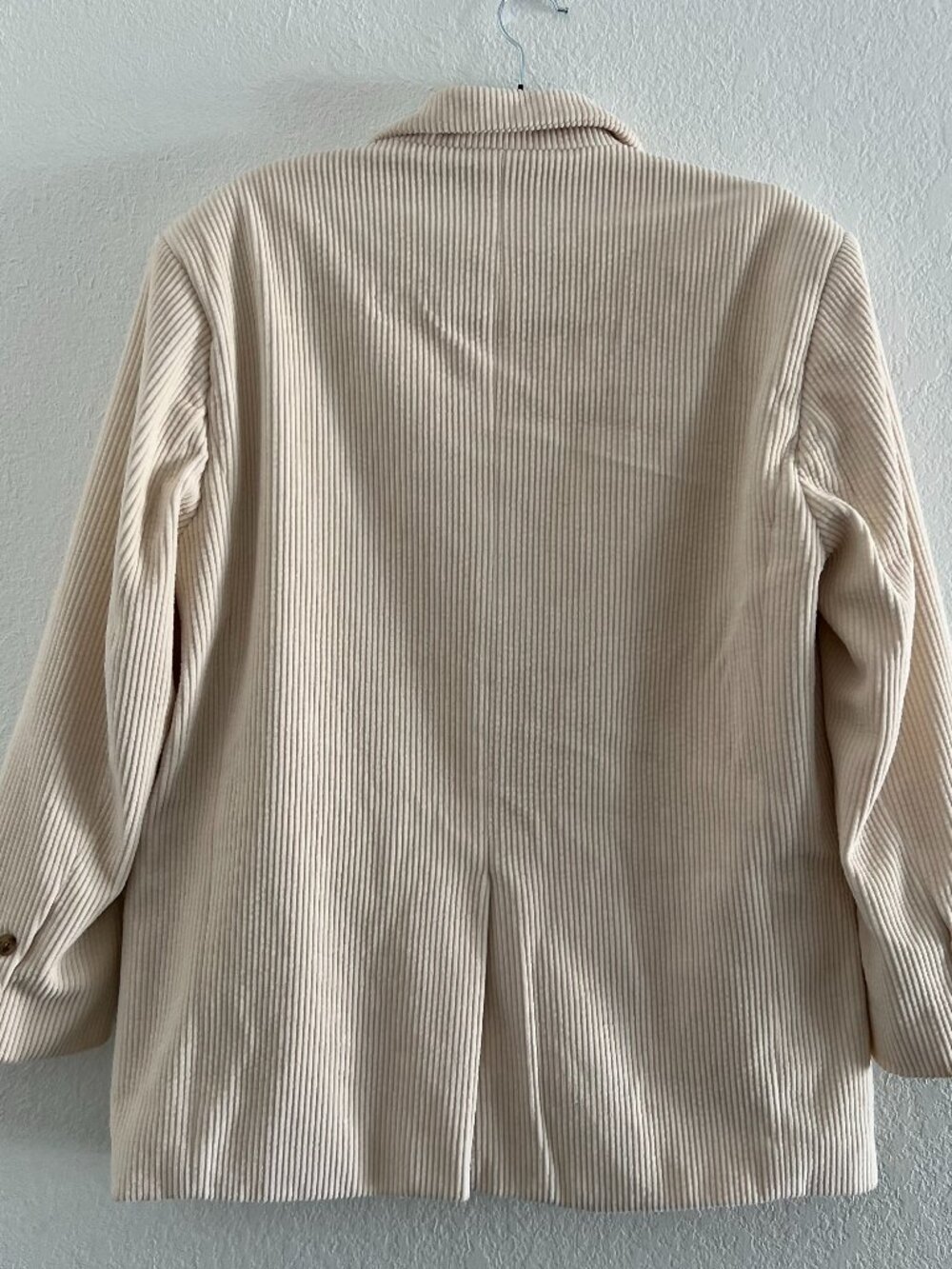 Stylenanda Cream Corduroy Blazer Jacket - Picture 3 of 3